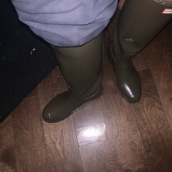 Tall sage color Hunter Rain Boot - Picture 11 of 14